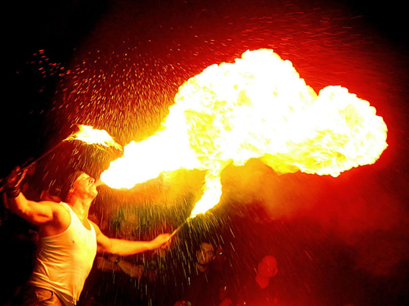 Unsere Show Feuershow